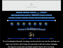 Tablet Screenshot of goodshepherdkennels.com